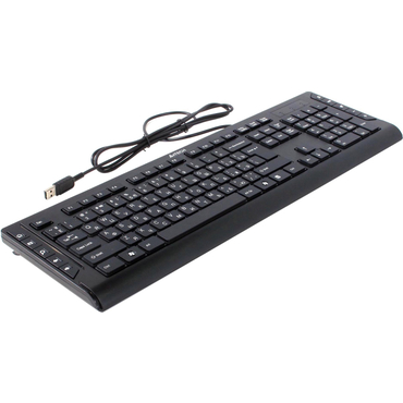 Клавиатура A4 KD-600 slim  мультимедиа  USB  чёрный